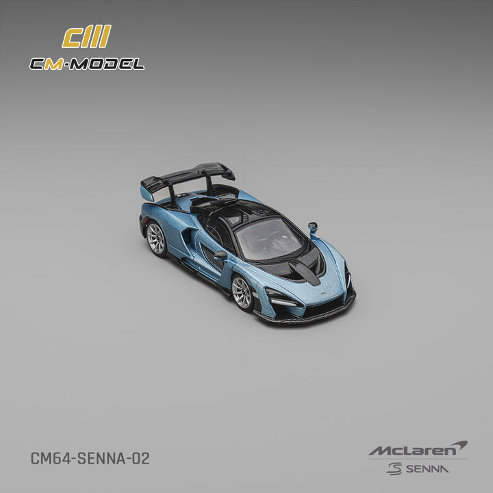 [Preorder] CM Model 1:64 McLaren Senna Ice Blue CM64-Senna-02