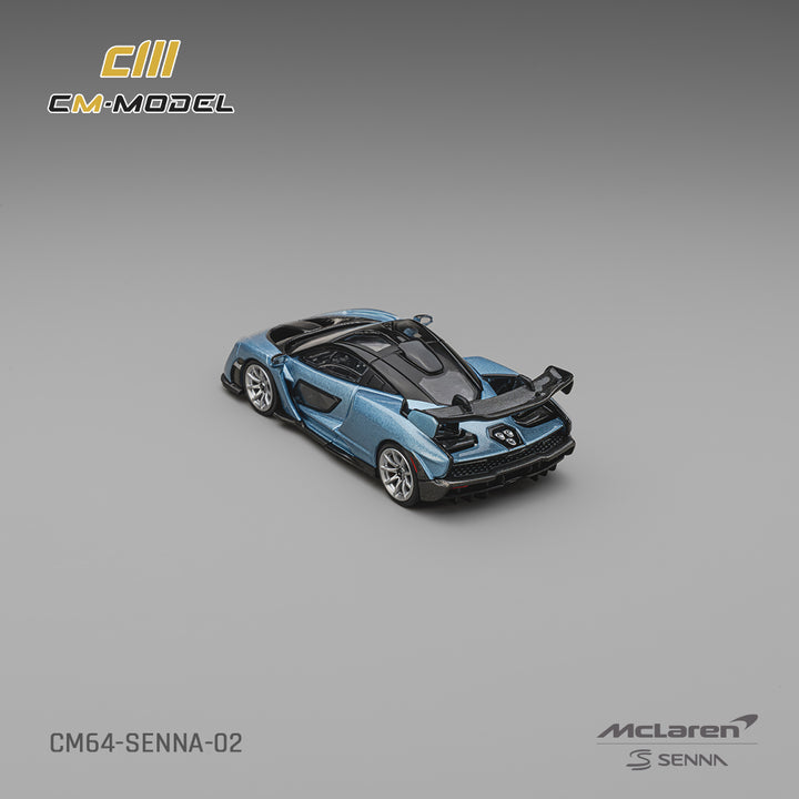 [Preorder] CM Model 1:64 McLaren Senna Ice Blue CM64-Senna-02
