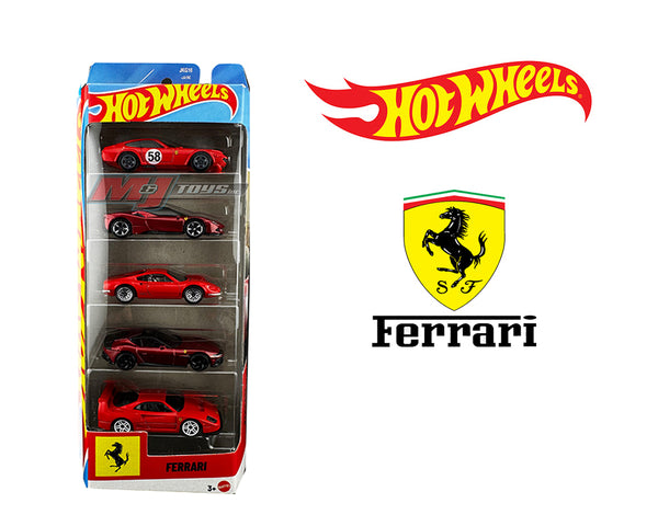 Hot Wheels 1:64 Basic 5 Pack Set 2026 Ferrari JLN12 – Horizon Diecast