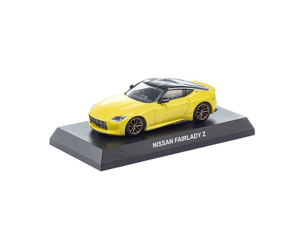 [Preorder] Kyosho 1:64 Mini Car & Book Nissan Fairlady Z Limited Edition –  Yellow