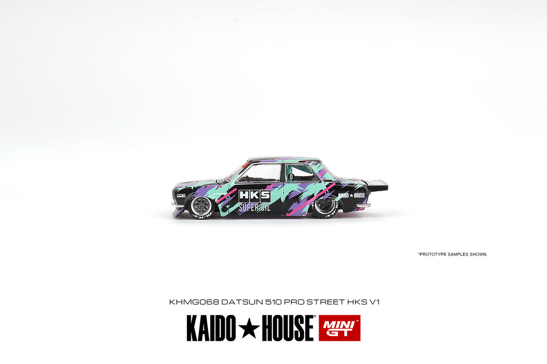 Kaido House + Mini GT Datsun 510 Pro Street HKS V1 KHMG068 Side
