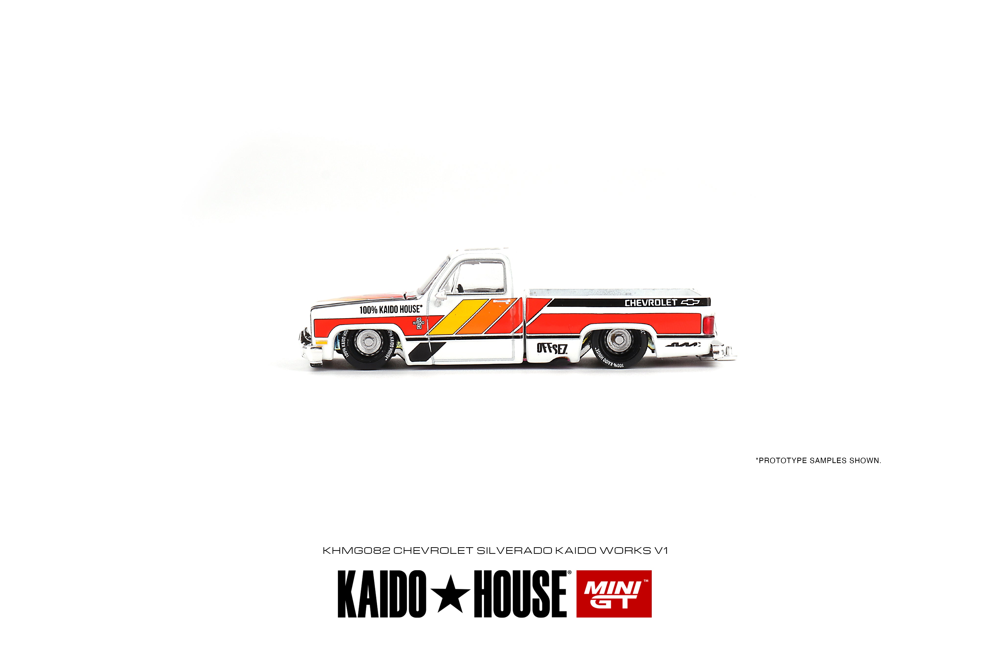 おトク情報がいっぱい！ Kaido House + Mini GT 1:64 Chevrolet Silverado KAIDO WORKS トップス