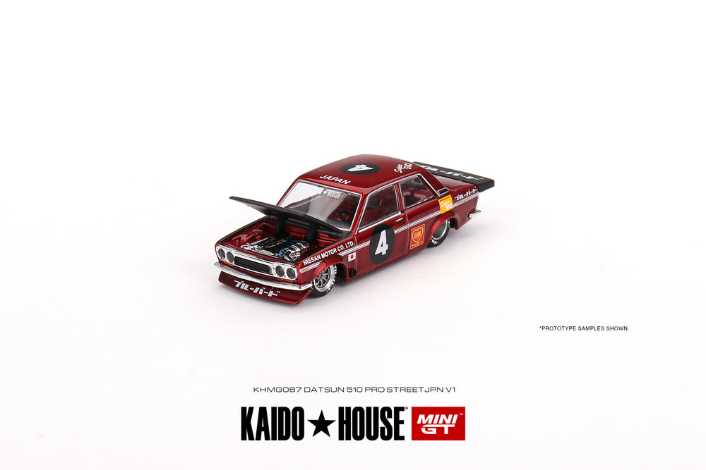 Kaido House + Mini GT 1:64 Datsun 510 Pro Street JPN V1 KHMG087