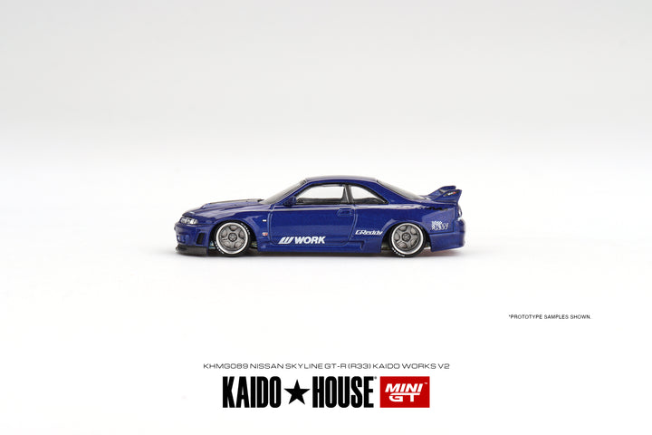 Kaido House + Mini GT 1:64 Nissan Skyline GT-R (R33) Kaido Works V2 KHMG089 Side