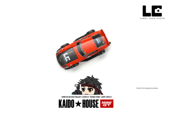[Preorder] Kaido + MINIGT 1:64 Nissan Fairlady Z Kaido GT 'ORANGE BANG' Larry Chen V1