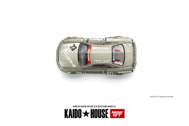 [Preorder] Kaido + MINIGT 1:64 Nissan Skyline GT-R (R34) Kaido Works V4