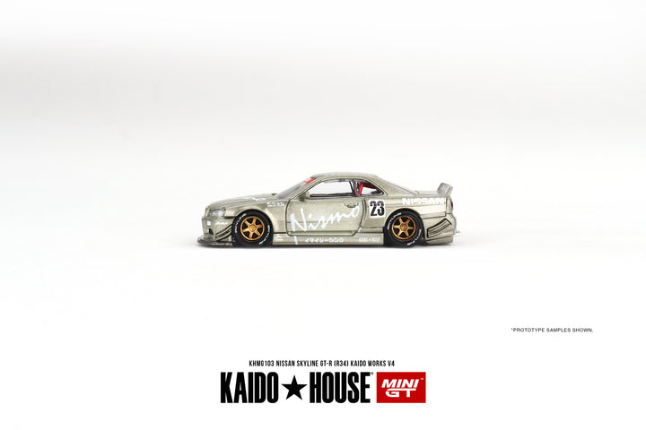 [Preorder] Kaido + MINIGT 1:64 Nissan Skyline GT-R (R34) Kaido Works V4