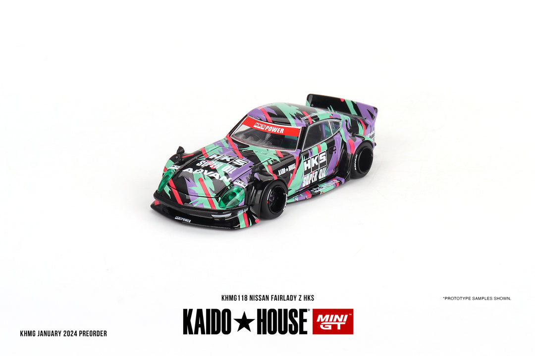 Kaido House + Mini GT 1:64 Nissan Fairlady Z HKS KHMG118