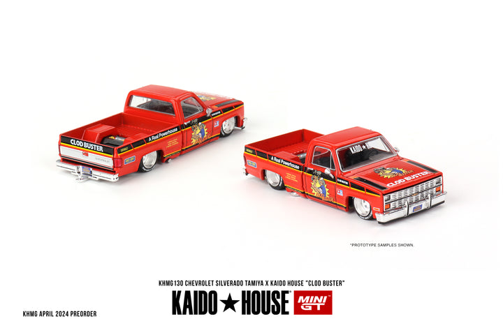 [Preorder] Kaido House + Mini GT 1:64 Chevrolet Silverado TAMIYA x KAIDO HOUSE "Clod Buster"