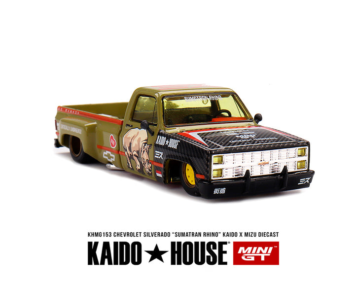 [Preorder] Kaido House x MINI GT x Mizu Diecast 1:64 Chevrolet Silverado “Sumatran Rhino”