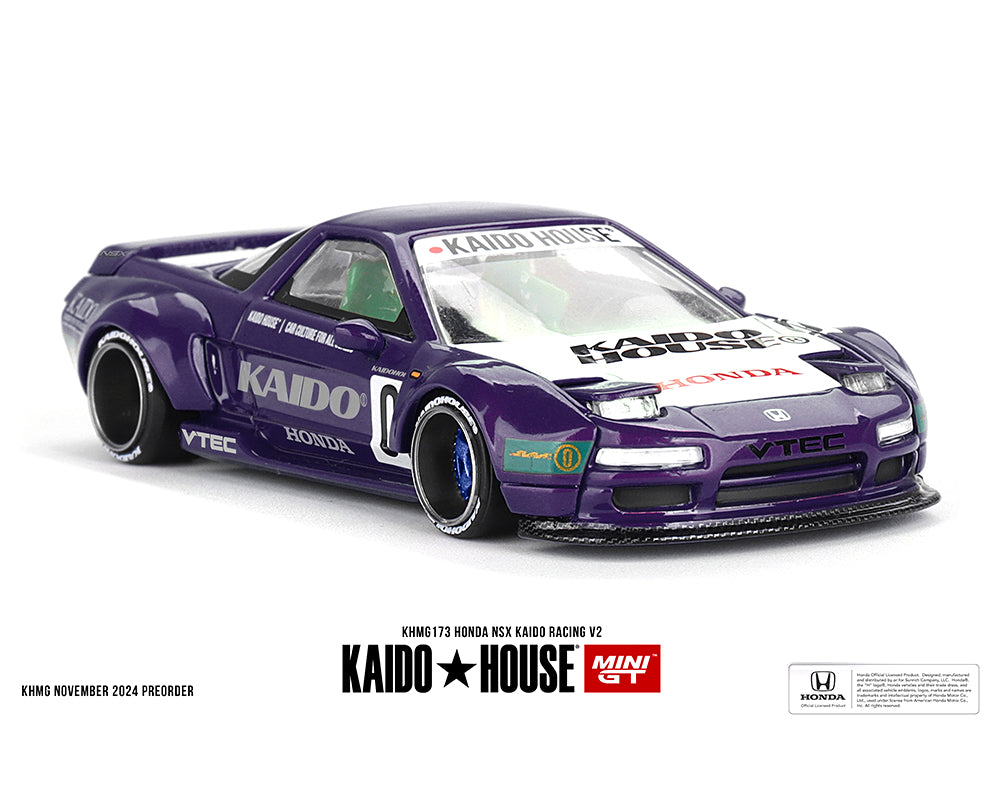 Kaido House x Mini GT 1:64 Honda NSX Kaido Racing V2 – Purple KHMG173