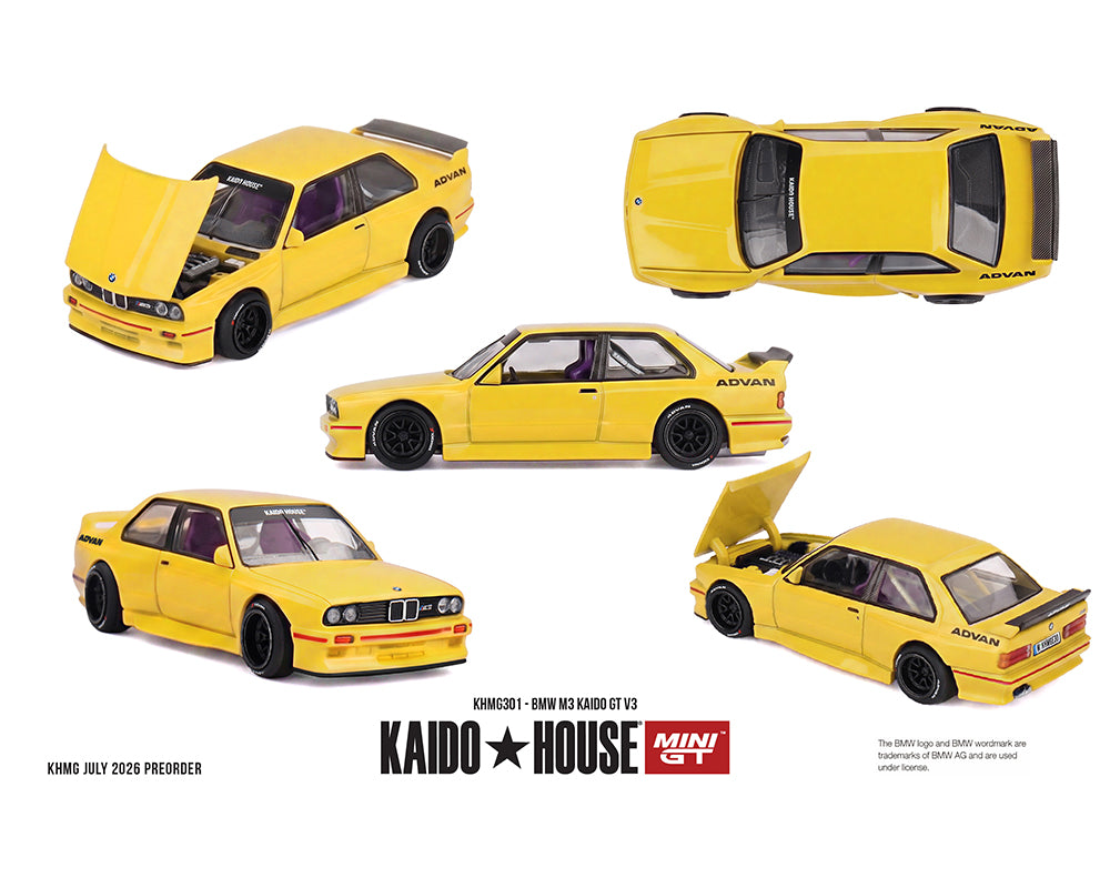 新品　KAIDO HOUSE  M3 LTDEDN 限定　gold Preorder] Kaido House x Mini GT 1:64 BMW M3 Kaido GT V3 Advan
