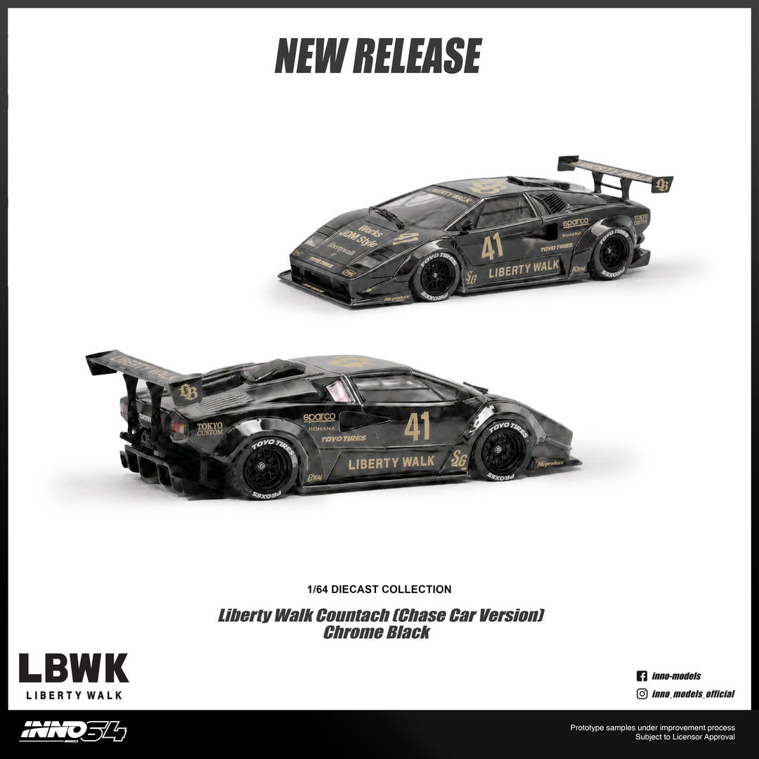 [Preorder] Inno64 1:64 LIBERTY WALK COUNTACH IN64-LBCOUNTACH-01