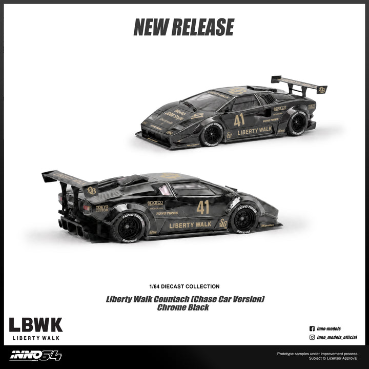[Preorder] Inno64 1:64 LIBERTY WALK COUNTACH IN64-LBCOUNTACH-01