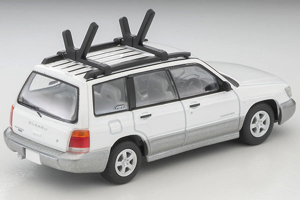 TLVN Tomica Limited Vintage Neo 1:64 SUBARU FORESTER Custom with Kayak, figure LV-N328b