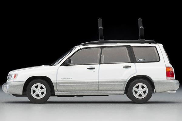 TLVN Tomica Limited Vintage Neo 1:64 SUBARU FORESTER Custom with Kayak, figure LV-N328b