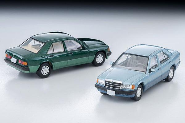 [Preorder] TLVN Tomica Limited Vintage Neo 1:64 1992 Mercedes-Benz 190E (Pearl Blue) LV-N77c