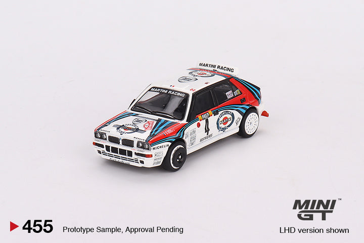 Mini GT 1:64 Lancia Delta HF Integrale Evoluzione 1992 Rally MonteCarlo Winner #4 LHD MGT00455