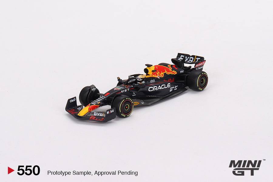 Mini GT 1:64 Oracle Red Bull Racing RB18 #1 Max Verstappen 2022 Monaco Grand Prix 3rd Place MGT00550