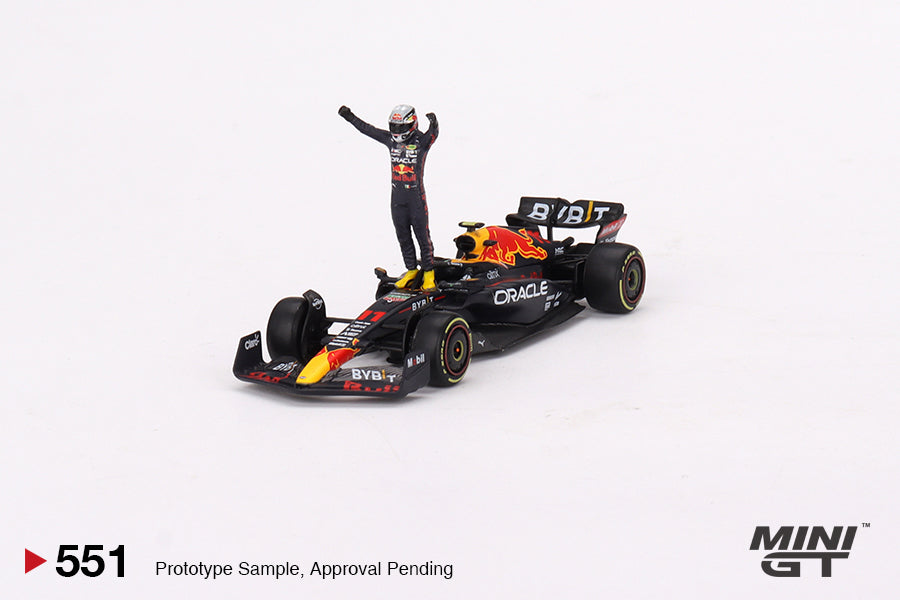 Mini GT 1:64 Oracle Red Bull Racing RB18 #11 Sergio Pérez 2022 Monaco Grix Winner MGT00551