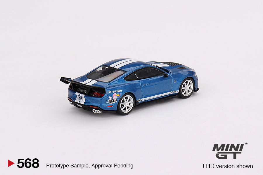 Mini GT 1:64 Shelby GT500 Dragon Snake Concept Ford Performance Blue MGT00568 Rear