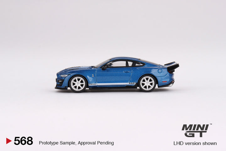 Mini GT 1:64 Shelby GT500 Dragon Snake Concept Ford Performance Blue MGT00568 Side