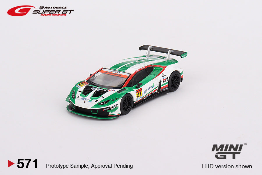 Mini GT 1:64 Lamborghini Huracan GT3 EVO #87 JLOC 2022 Super GT