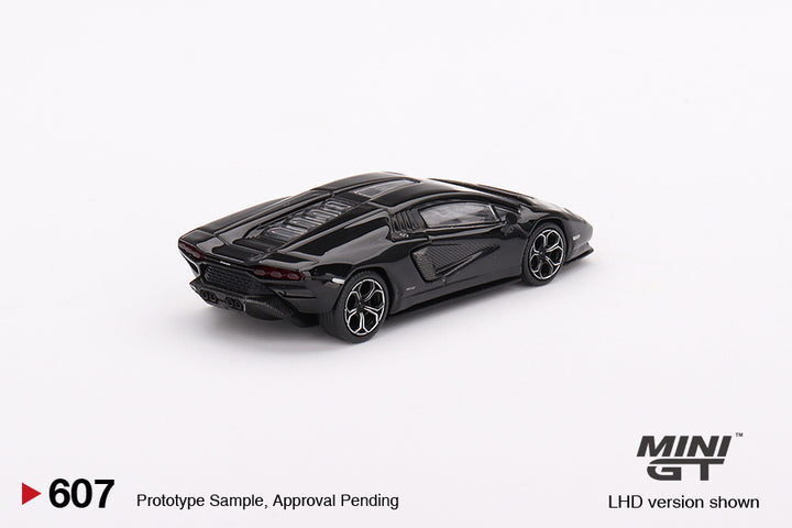 Mini GT 1:64 Lamborghini Countach LPI 800-4 Nero Maia LHD MGT00607 Rear