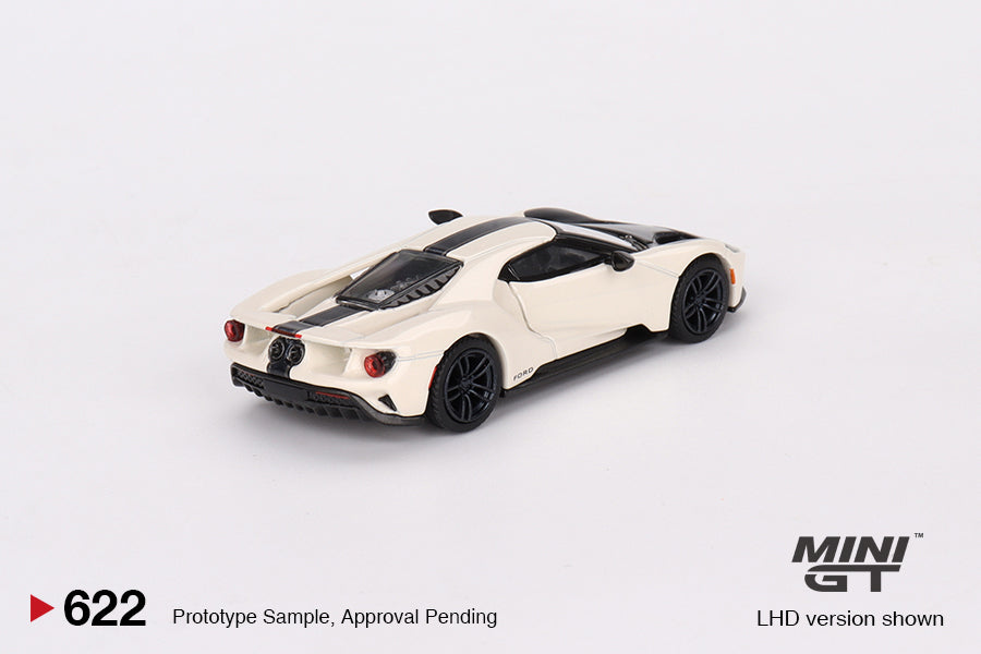 Mini GT 1:64 Ford GT ’64 Prototype Heritage Edition MGT00622 LHD Rear