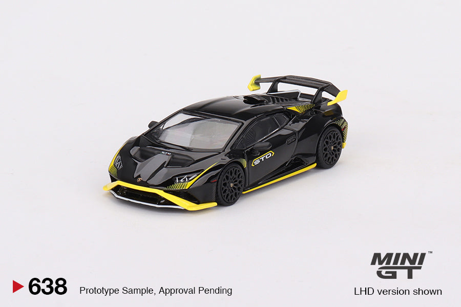 Mini GT 1:64 Lamborghini Huracán STO Nero Noctis MGT00638 LHD
