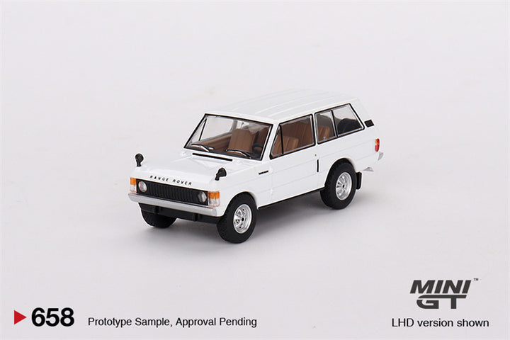 Mini GT 1:64 Land Rover Range Rover Davos White MGT00658