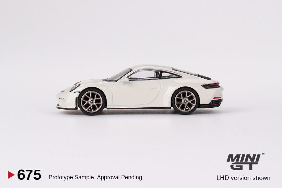 Mini GT 1:64 Porsche 911 (992) GT3 Touring Crayon MGT00675 side