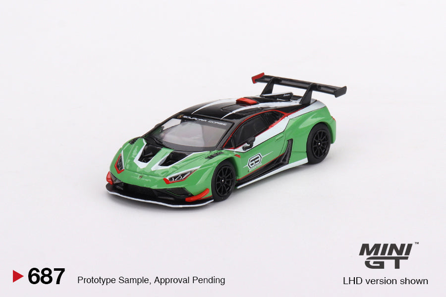 Mini GT 1:64 Lamborghini Huracán GT3 EVO2 Presentation MGT00687