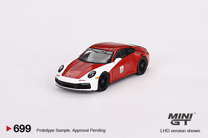 Mini GT 1:64 Porsche 911 (992) Carrera S Safety Car 2023 IMSA Daytona 24Hr. MGT00699