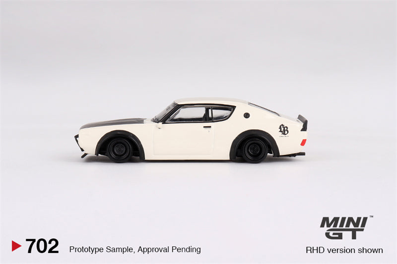 Mini GT 1:64 Nissan Skyline Kenmeri Liberty Walk White MGT00702