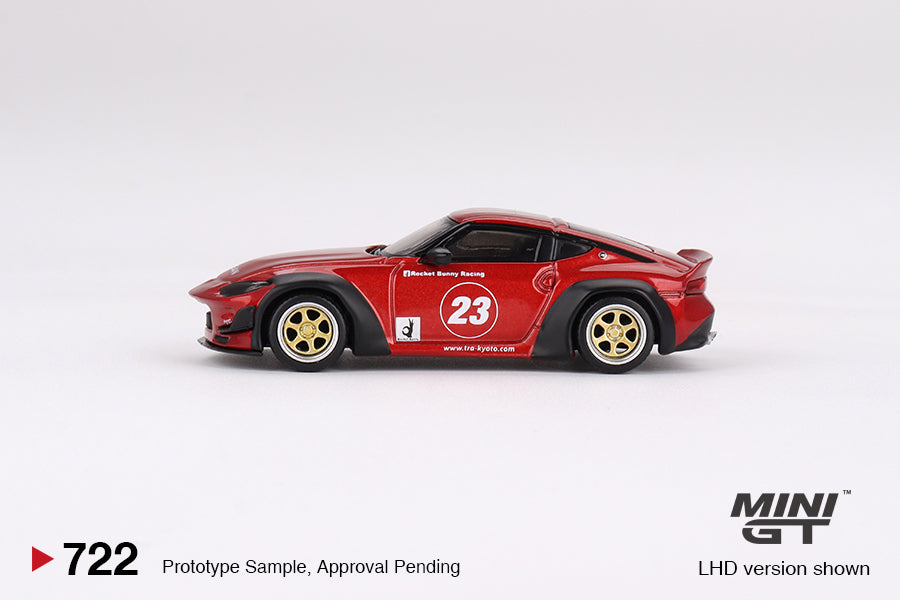 Mini GT 1:64 Nissan Z Pandem Passion Red MGT00722 Side
