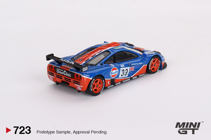 Mini GT 1:64 McLaren F1 GTR #33 1996 Le Mans 24Hr LHD MGT00723 rear