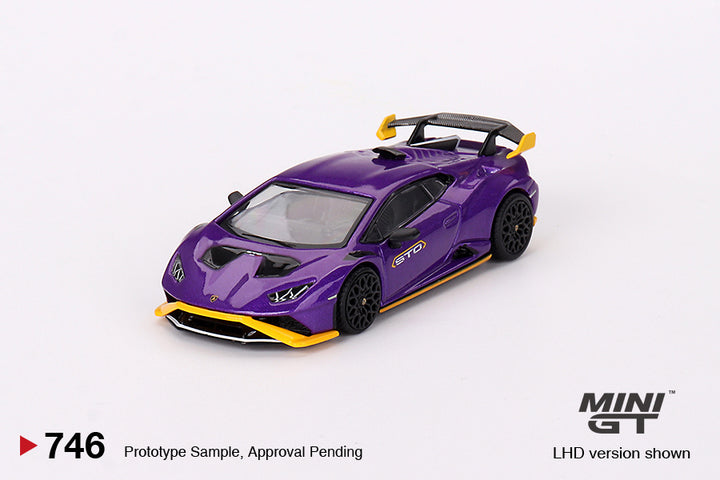 Mini GT 1:64 Lamborghini Huracán STO Viola Pasifae MGT00746