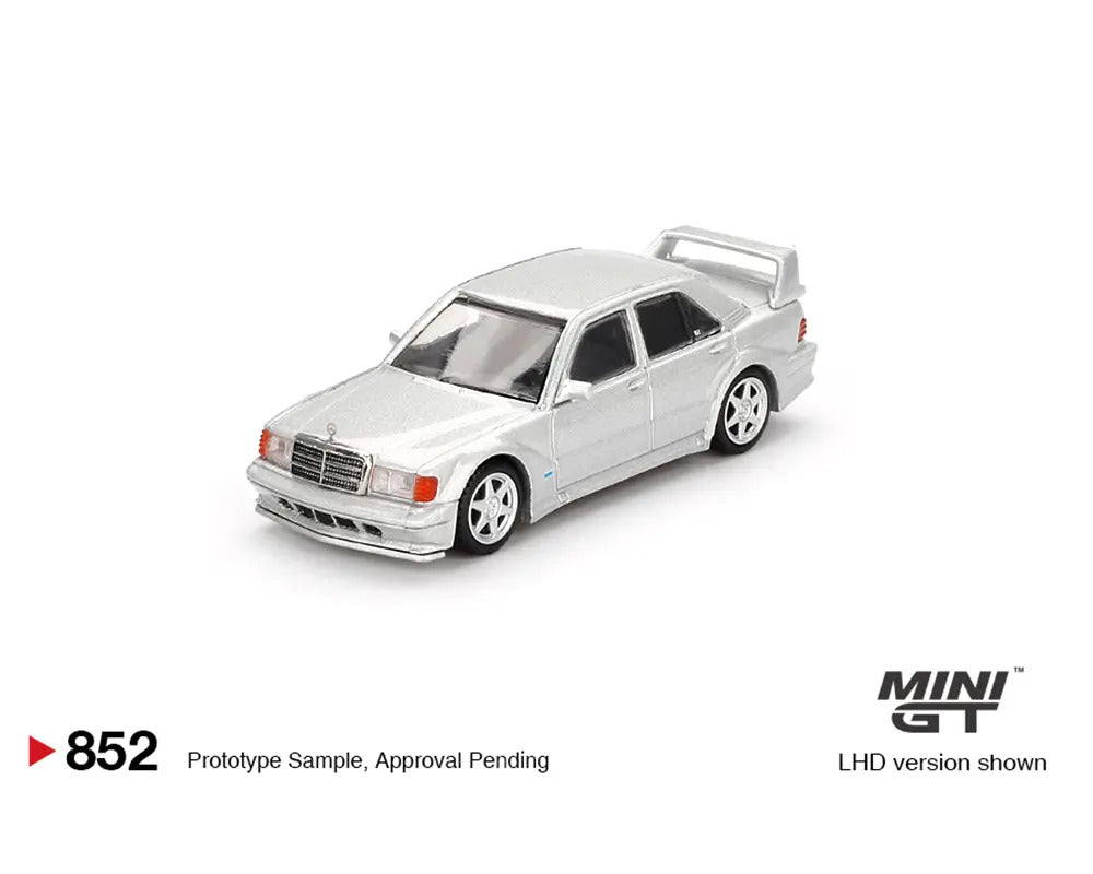 Mini GT 1:64 Mercedes-Benz 190E 2.5-16 Evolution II – Astral Silver MGT00852