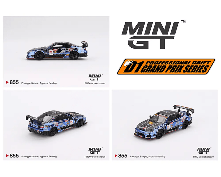 [Preorder] Mini GT 1:64 Japan Exclusive Nissan Silvia (S15) D-MAX #70 D-MAX Racing 2023 D1 Grand Prix Limited Edition