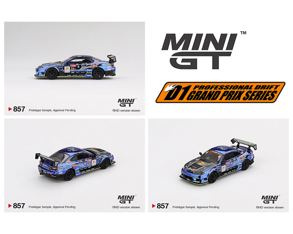 [Preorder] MINIGT 1:64 Japan Exclusive Nissan Silvia (S15) D-MAX Racing #46 2023 D1 Grand Prix MGT00857