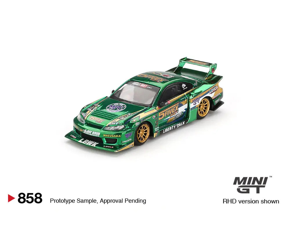 Mini GT 1:64 Nissan LB-Super Silhouette S15 SILVIA LBWK 2024 Fausto Racing MGT00858