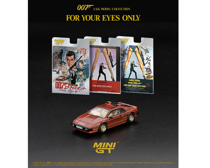 [Preorder] Mini GT 1:64 Lotus Esprit Turbo James Bond 007 “FOR YOUR EYES ONLY” – English Packaging MGT00912-007E