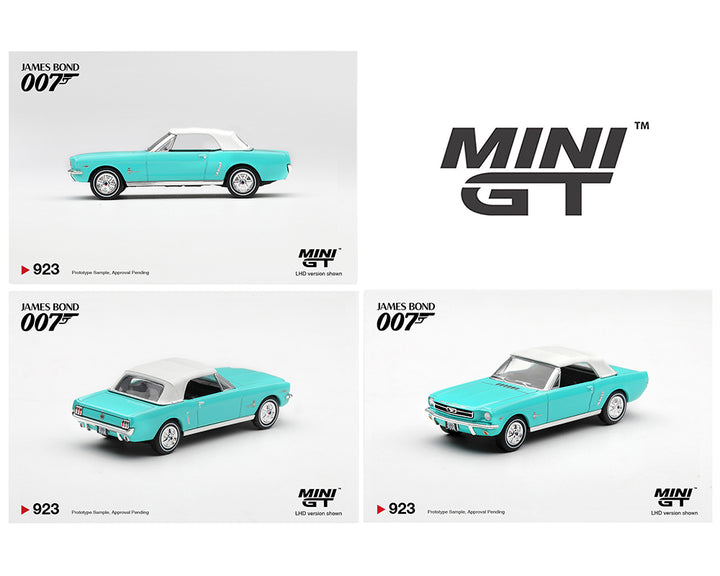 [Preorder] Mini GT 1:64 James Bond 007 Ford Mustang Convertible 1965 "Thunderball" (3 Variants)