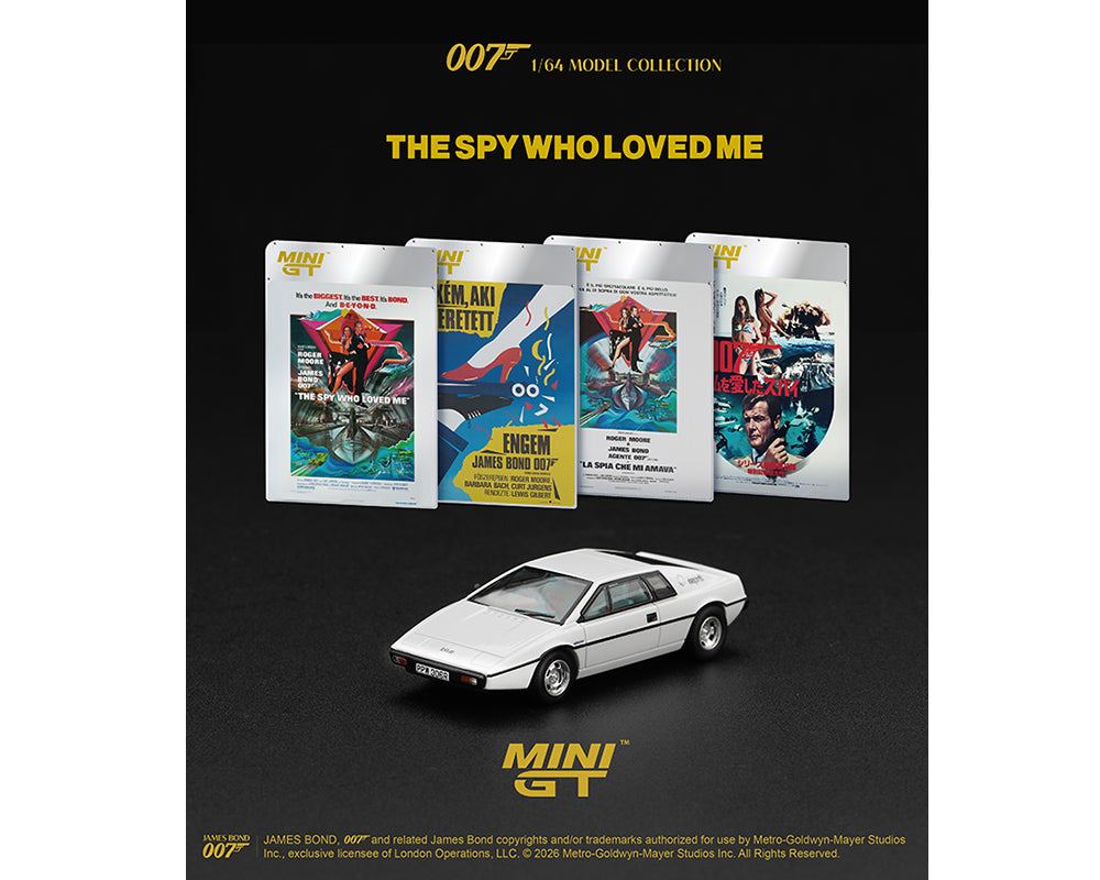 [Preorder] Mini GT 1:64 James Bond 007 Lotus Esprit S1 "The Spy Who Loved Me" (2 Variants) MGT00925-007