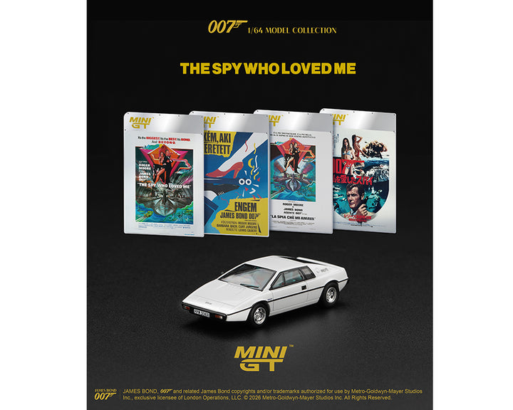 [Preorder] Mini GT 1:64 James Bond 007 Lotus Esprit S1 "The Spy Who Loved Me" (2 Variants) MGT00925-007