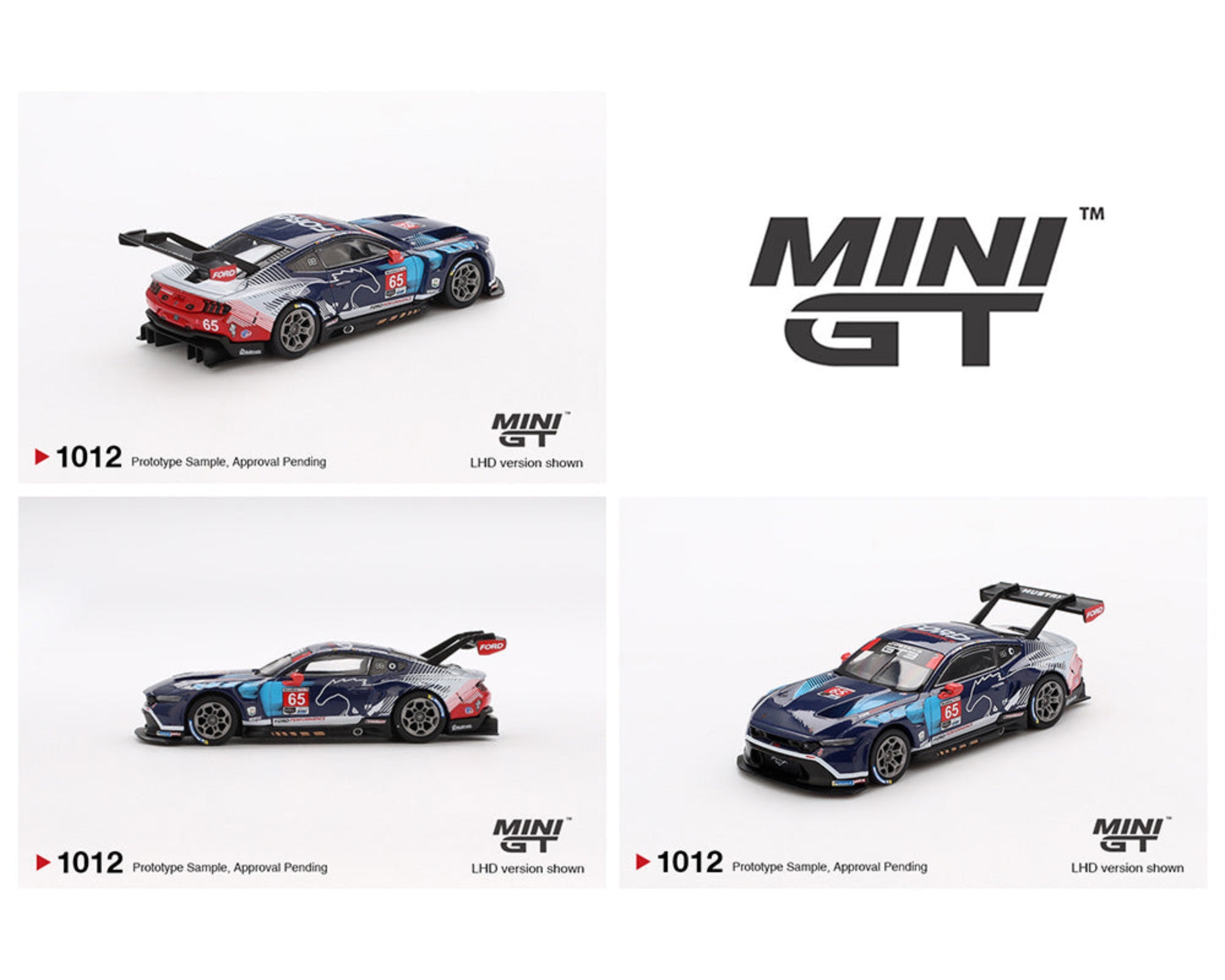 Mini GT 1:64 Ford Mustang GT3 #65 Ford Multimatic Motorsports 2024