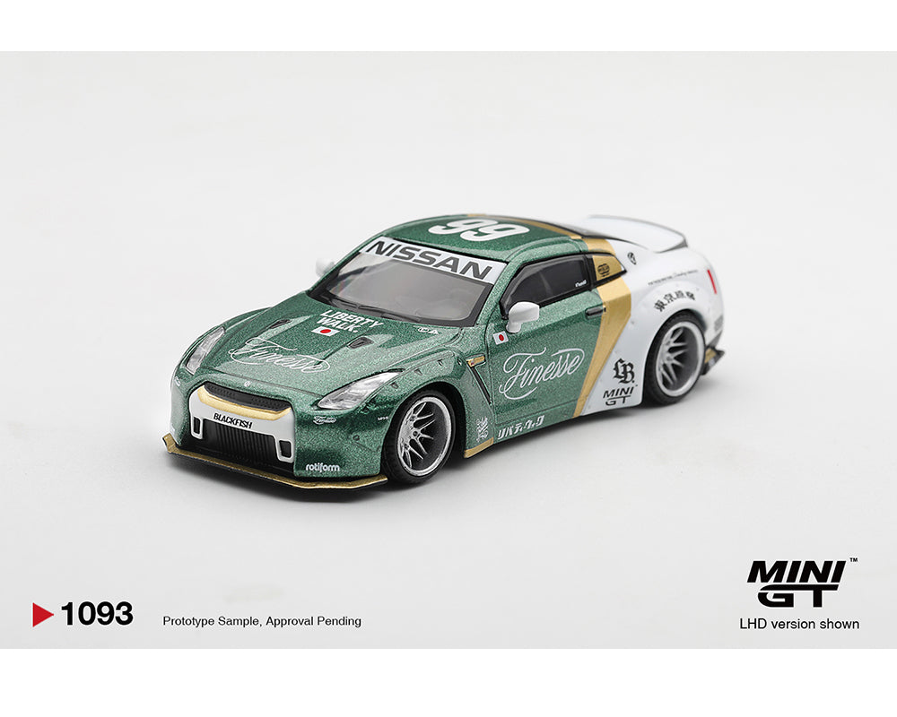 [Preorder] Mini GT 1:64 Nissan GT-R (R35) LB★WORKS Type 1, Custom Ducktail Auto Finesse MGT01093-BL