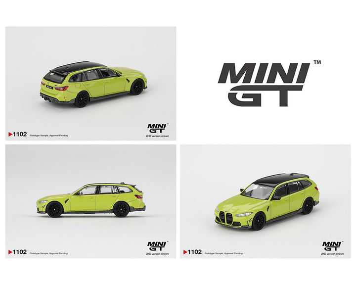 [Preorder] Mini GT 1:64 BMW M3 M Performance Touring – Sao Paulo Yellow MGT01102-BL