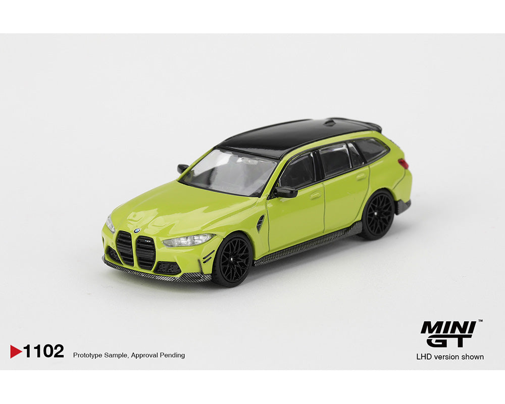[Preorder] Mini GT 1:64 BMW M3 M Performance Touring – Sao Paulo Yellow MGT01102-BL